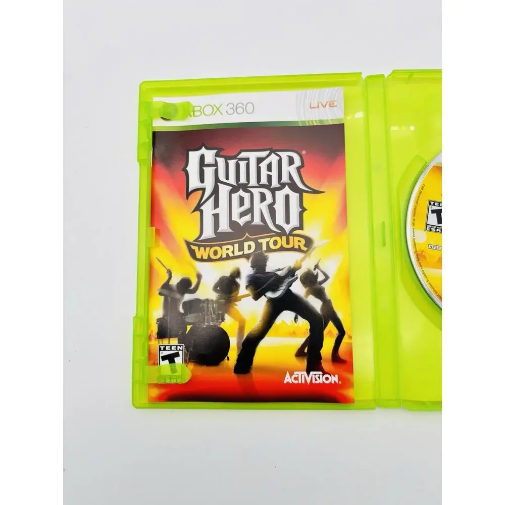 Guitar Hero World Tour - Microsoft Xbox 360 - Complete Tested Works CIB VG Cond